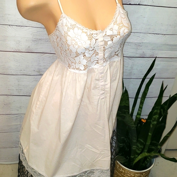 Vintage Victoria's Secret Gold Label Babydoll Nightie lace S - Picture 2 of 9